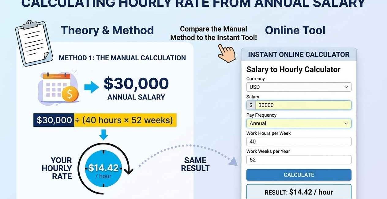 hourly rate from annual salary
