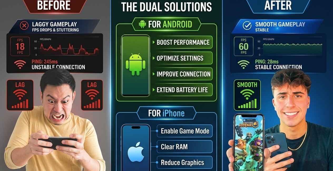 mobile game lag