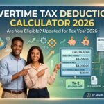 overtime tax deduction calculator 2026