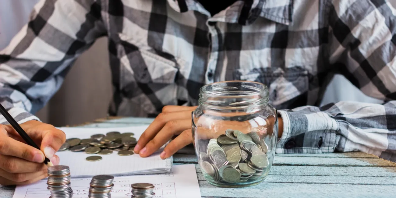 personal finance guide showing a budget